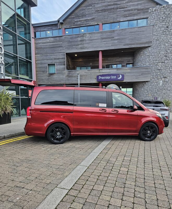Safe Travels VIP Fleet, Parked at Premier Inn Hotel UK