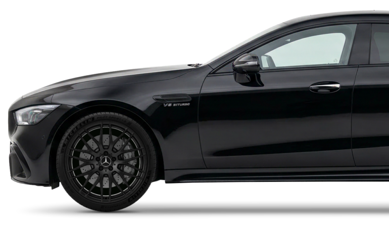Black V8 BiTurbo Mercedes Benz - Safe Travels VIP Chauffeur Services